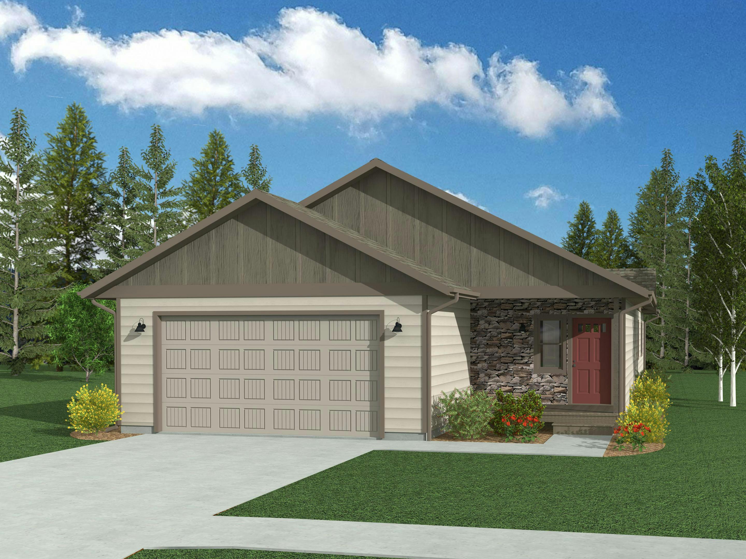 The Lamberson A New Home Rendering by Terry Homes