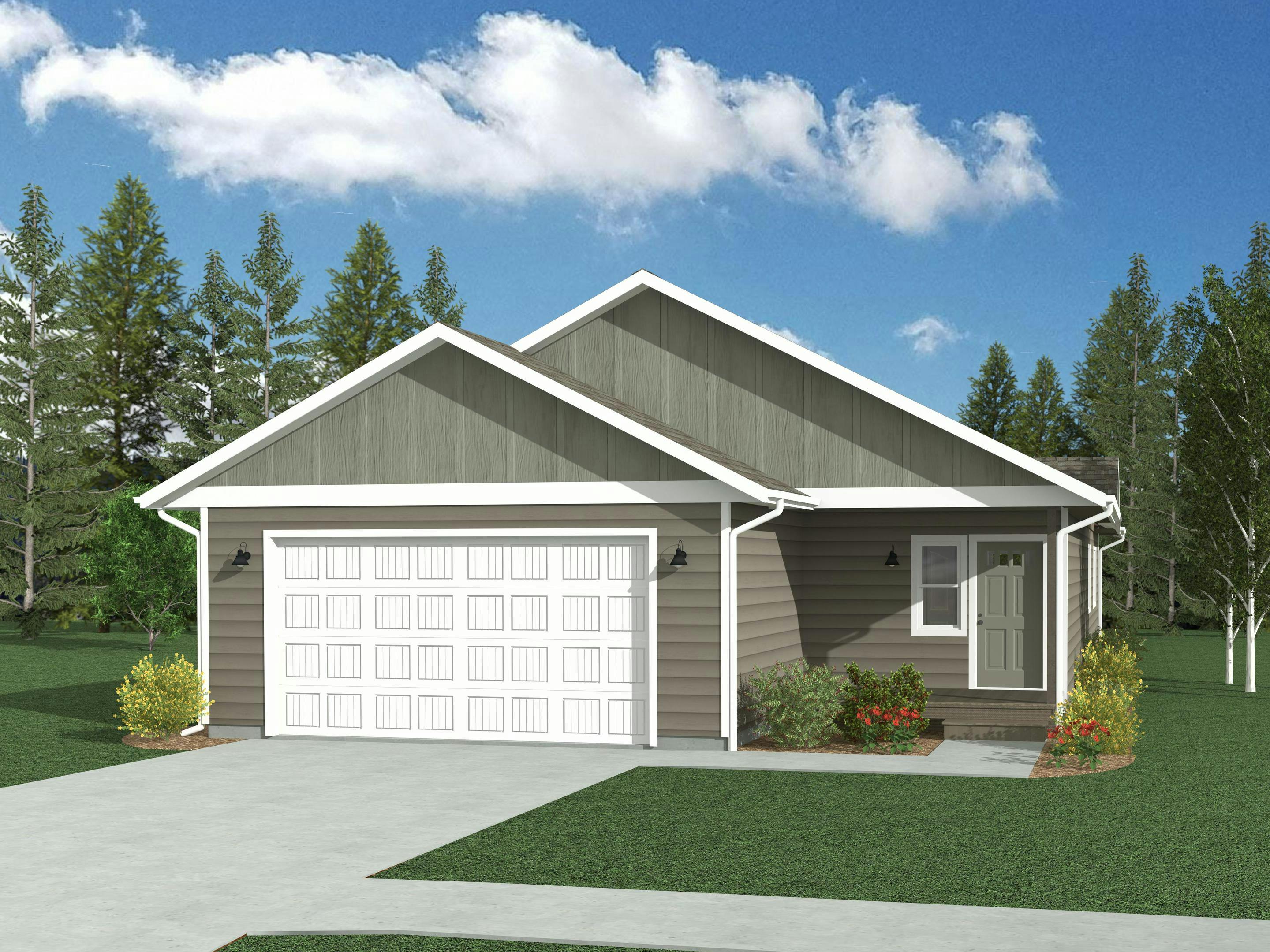 The Lamberson C New Home Rendering by Terry Homes